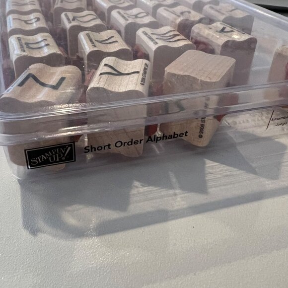 Stampin Up! Short Order Alphabet Stamp Set - Picture 2 of 3